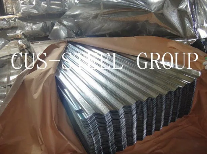 Bwg34 Zinc Coated Galvalume Sheet/Hot Dipped Galvanized Corrugated Roofing